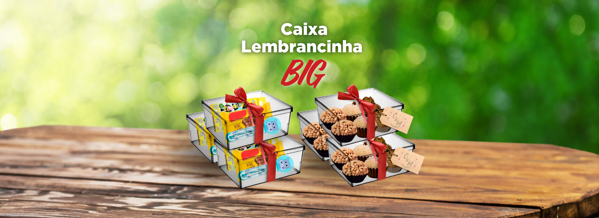 Caixa Acrílica Lembrancinha BIG